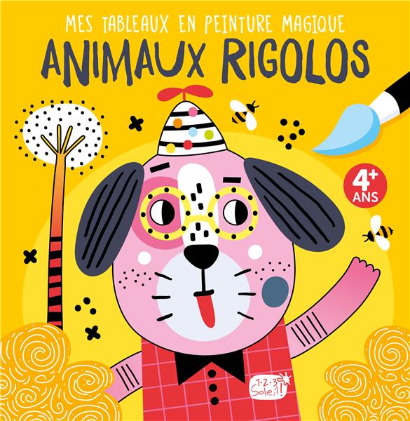 Mes tableaux en peinture magique : animaux rigolos - flash vidéo