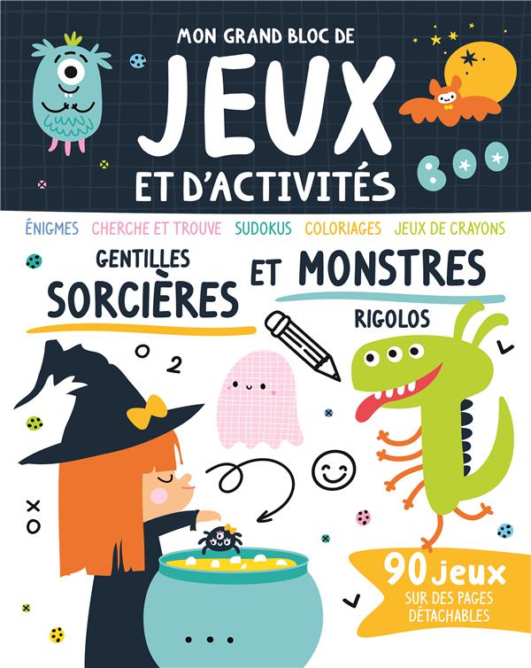 Mon grand bloc de jeux et d'activités : monstres et sorcières - flash vidéo