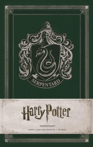 Harry Potter : Serpentard ; carnet ligné avec pochette - flash vidéo