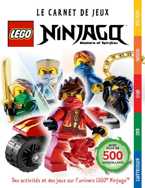 Lego Ninjago - masters of Spinjitzu : le carnet de jeux - flash vidéo