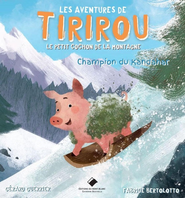 Tirirou, le petit cochon de la montagne champion de ski
