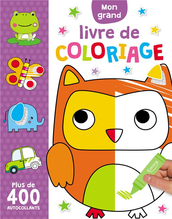 Mon grand livre de coloriage ; plus de 400 autocollants - flash vidéo
