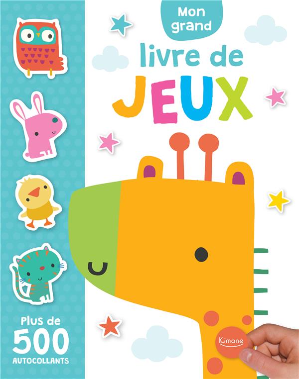 Mon grand livre de jeux ; plus de 500 autocollants - flash vidéo