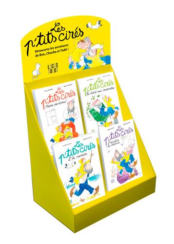 Display les p'tits cires (4 titres x 6 exemplaires - flash vidéo