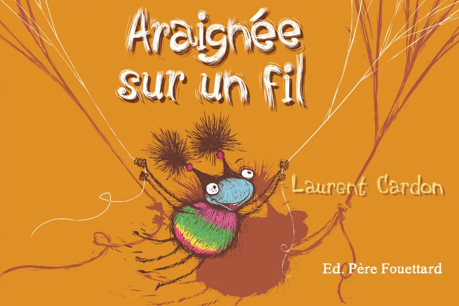 Araignée sur un fil - flash vidéo