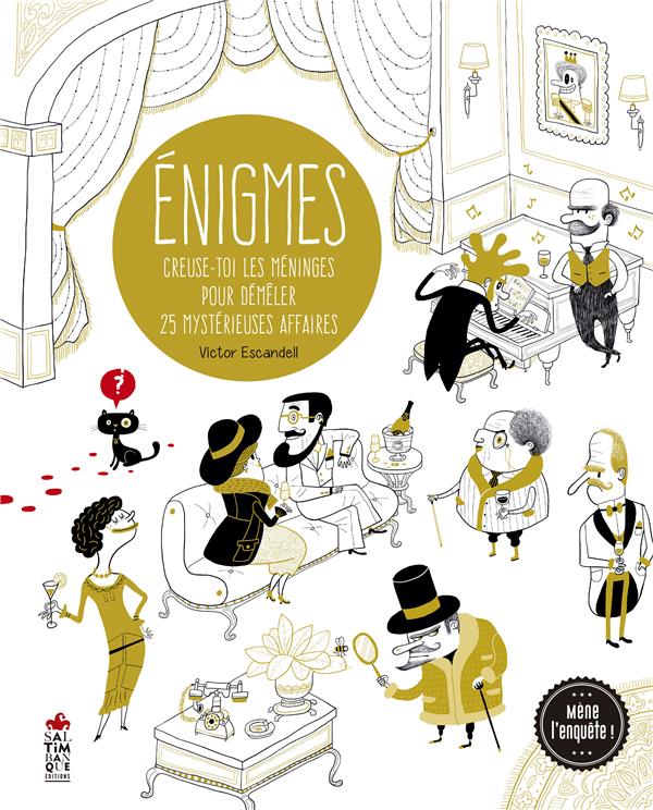 énigmes ; creuse-toi les méninges pour démêler 25 mystérieuses affaires