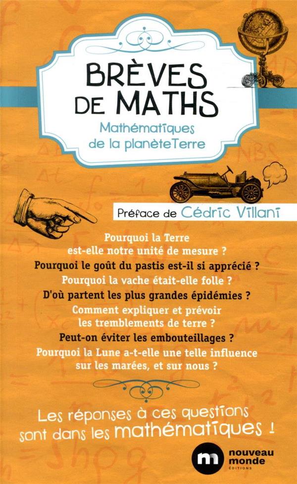 Brèves de maths ; mathématiques de la planète Terre (2e édition)