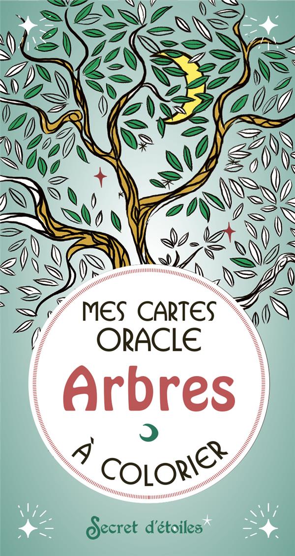 Mes cartes oracle : arbres à colorier