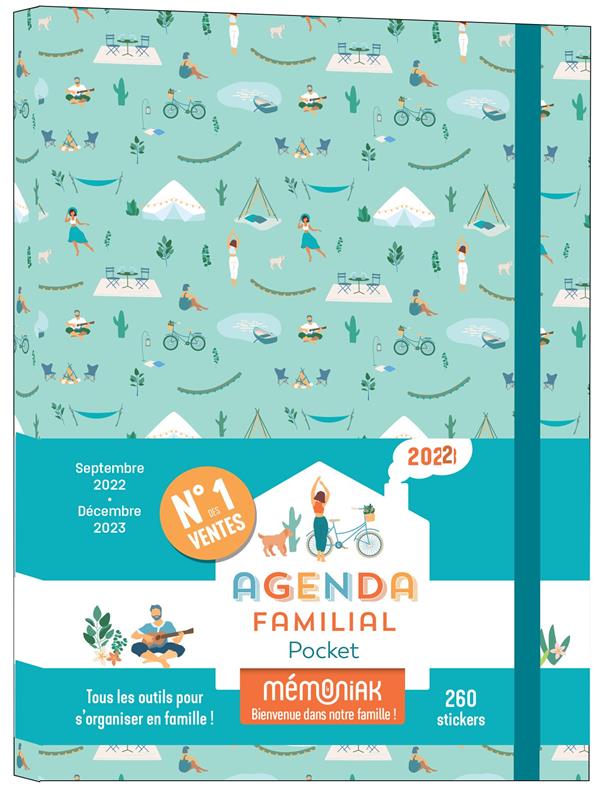 Mémoniak : agenda familial pocket : de septembre 2022 à décembre 2023 - flash vidéo