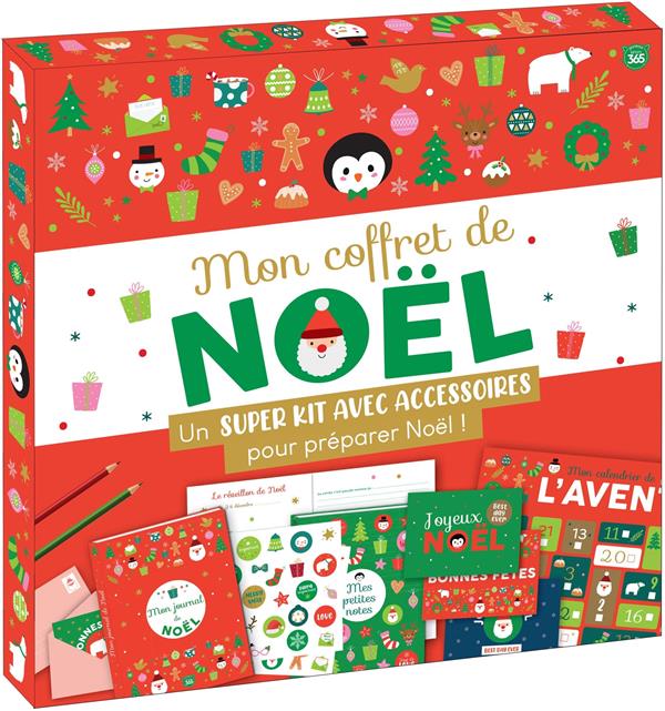 Mon coffret de Noël : kit avec accessoires pour préparer les fêtes de Noël - flash vidéo