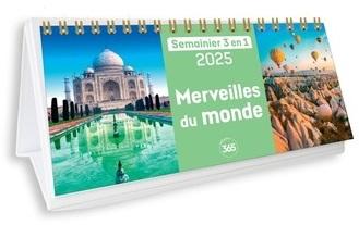 Semainier 3 en 1 : Merveilles du monde (édition 2025) - flash vidéo