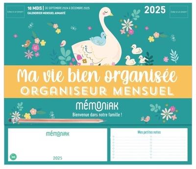 Mémoniak : mini-organiseur familial ma vie bien organisée : De septembre à décembre (édition 2025) - flash vidéo