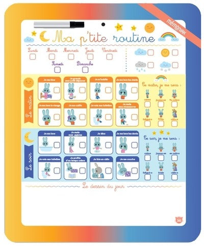 Ma petite routine du matin et du soir : Je deviens autonome !