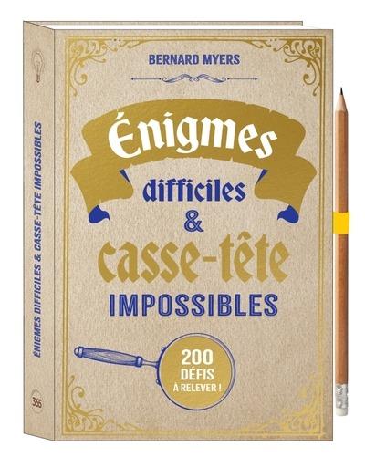 Enigmes difficiles & casse-tête impossibles