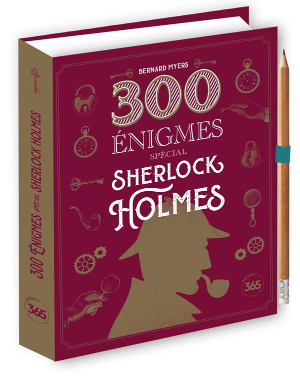 300 enigmes special sherlock holmes couverture rouge