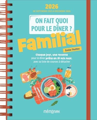 Mémoniak : On fait quoi pour le dîner ? Familial : De septembre à août (édition 2025/2026)
