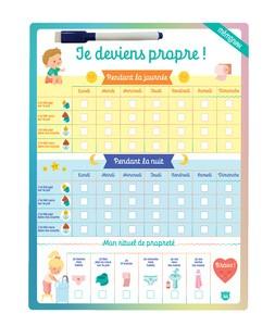 Tableau effacable : Je deviens propre !
