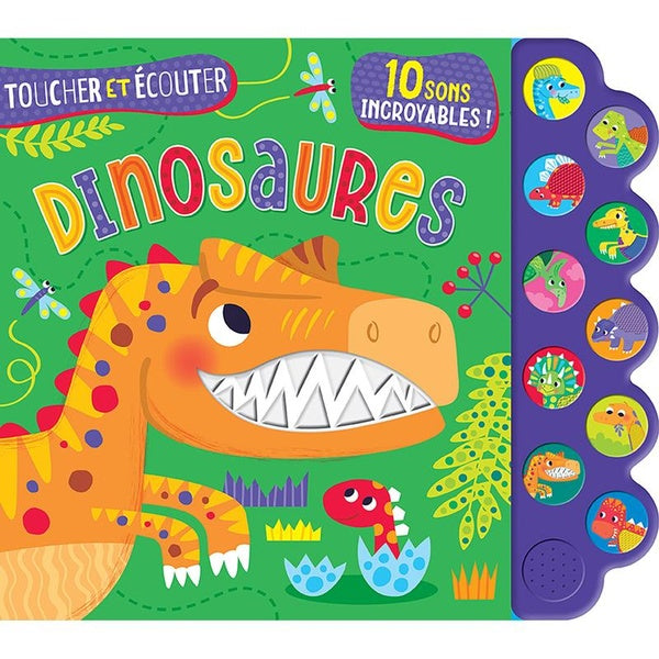 Toucher et écouter : dinosaures - flash vidéo