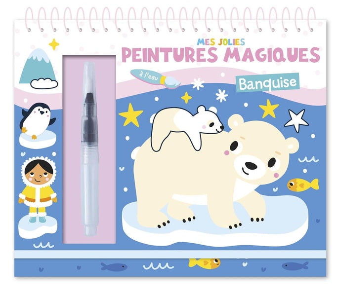 Mes jolies peintures magiques : la banquise - flash vidéo