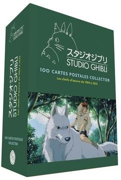 100 cartes postales collector : Les chefs-d'oeuvre de 1984 à 2023 : Studio Ghibli