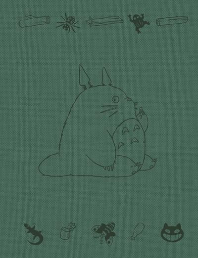 Carnet Ghibli : Carnet toilé Totoro
