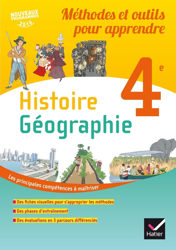 Méthodes et outils pour apprendre ; histoire-géographie ; 4e ; cahier de l'élève