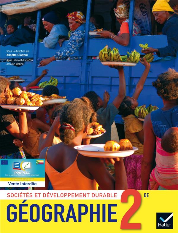 Geographie 2de ed. 2014 - manuel de l'eleve - marche comores 2018