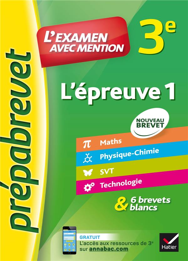 PREPABAC EXAMENS : l'épreuve écrite 1 ; nouveau brevet