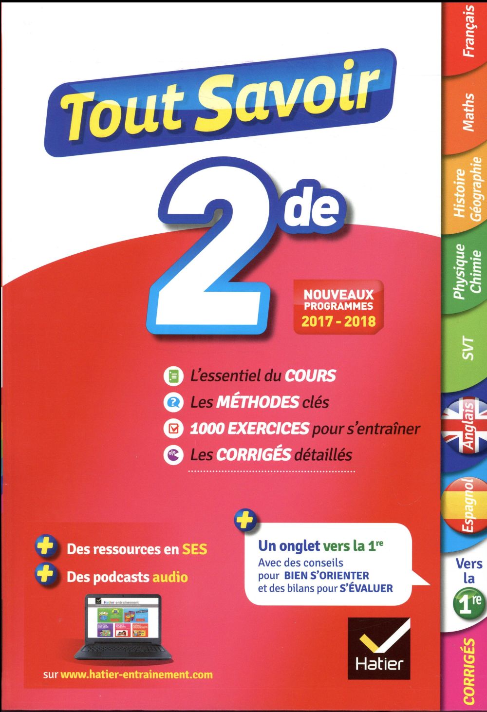 Tout savoir : 2nde (édition 2017/2018)