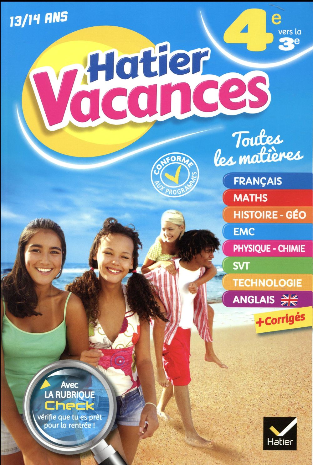 Hatier vacances : de la 4e à la 3e (édition 2017)
