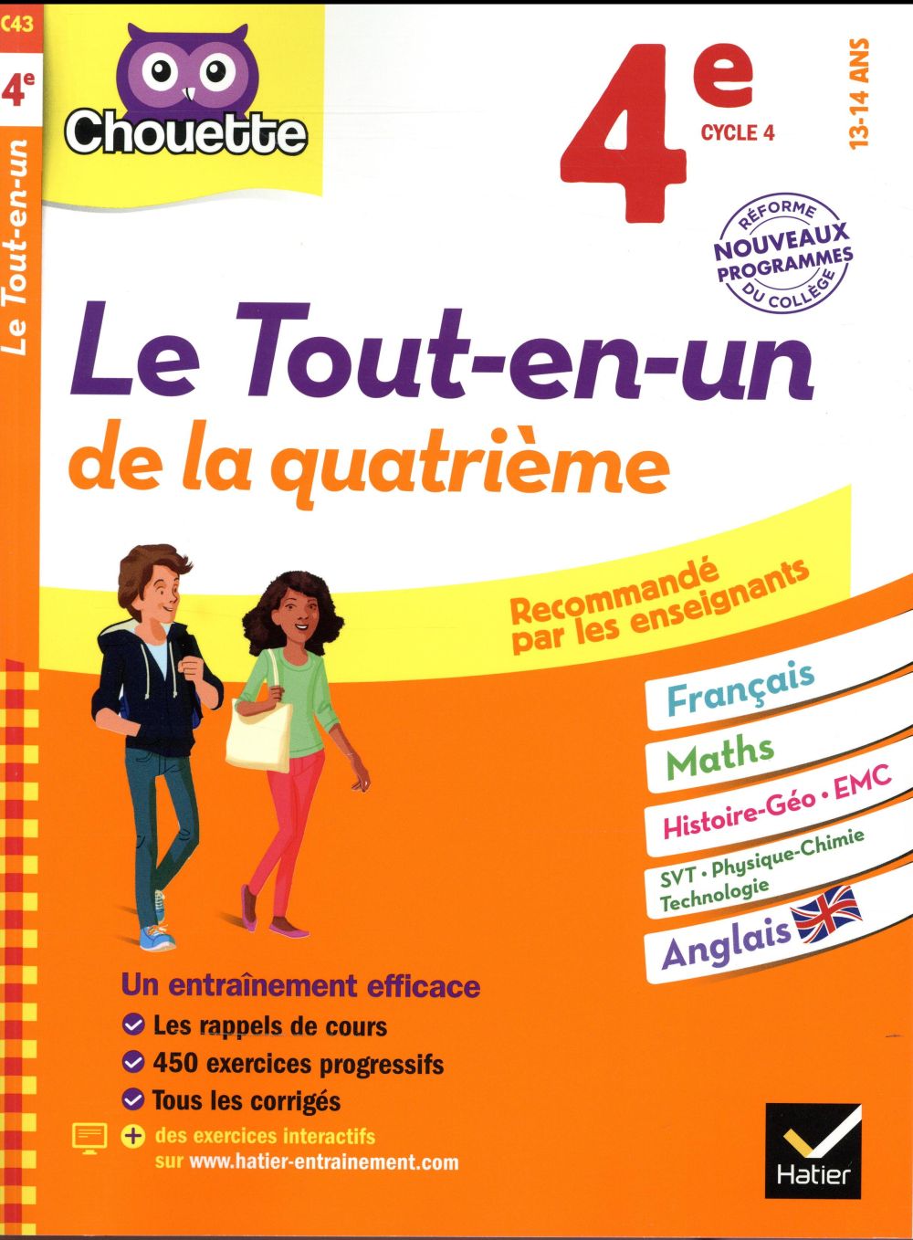 Chouette entraînement : le tout-en-un ; 4e