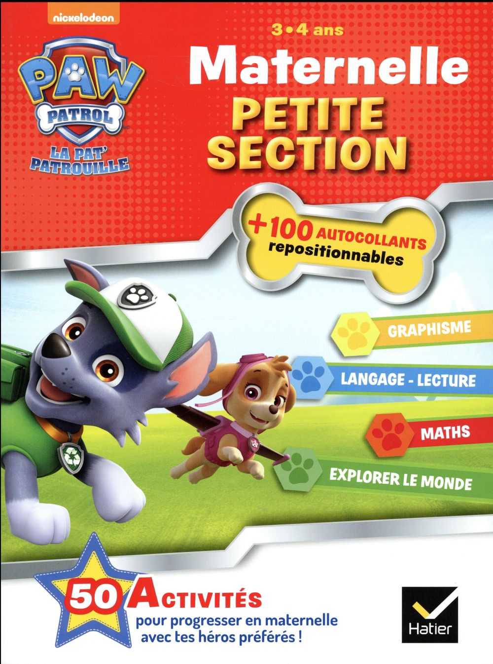 La Pat'Patrouille ; 50 activités pour progresser en maternelle ; petite section