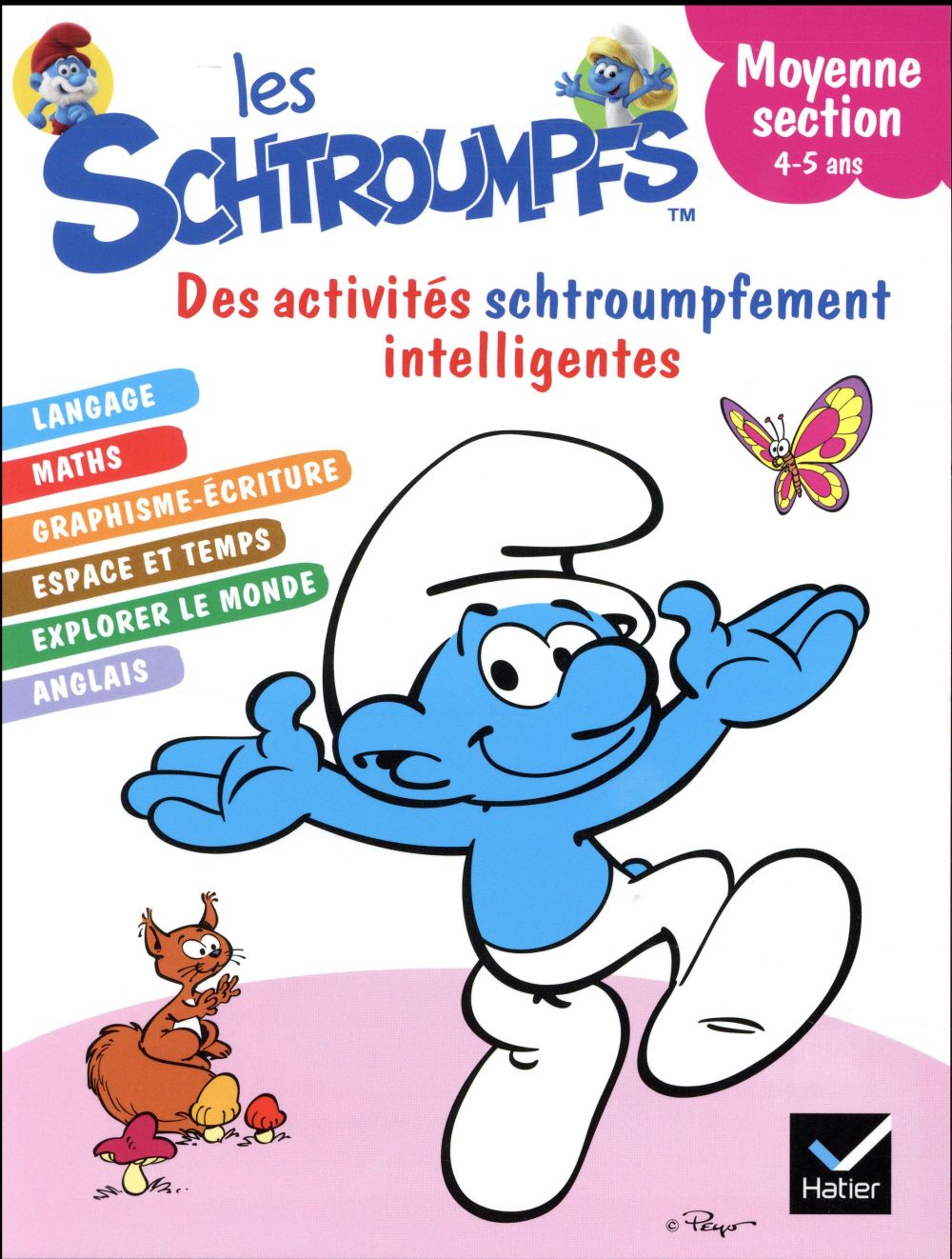 Les Schtroumpfs ; bloc moyenne section
