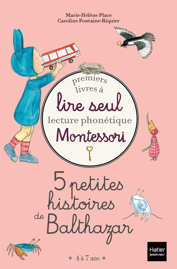 Coffret premiers livres a lire seul ; 5 petites histoires de balthazar ; niveau 1