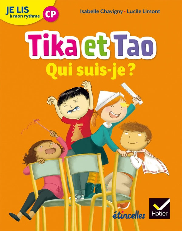 étincelles : lecture ; CP ; je lis à mon rythme ; Tika et Tao ; qui suis-je ? (édition 2018)