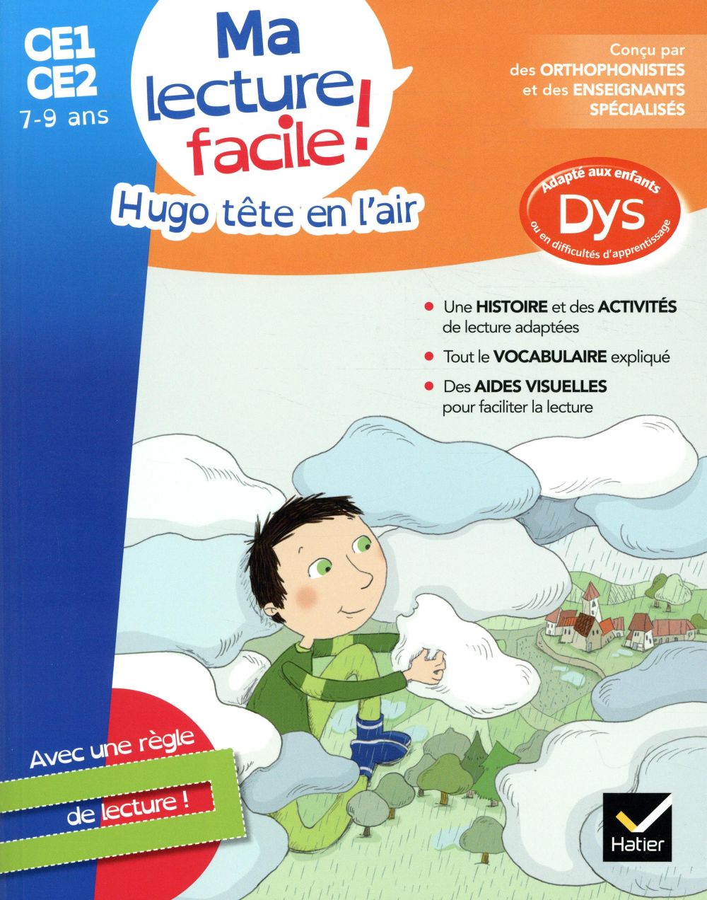 Ma lecture facile CE1-CE2 ; Hugo tête en l'air