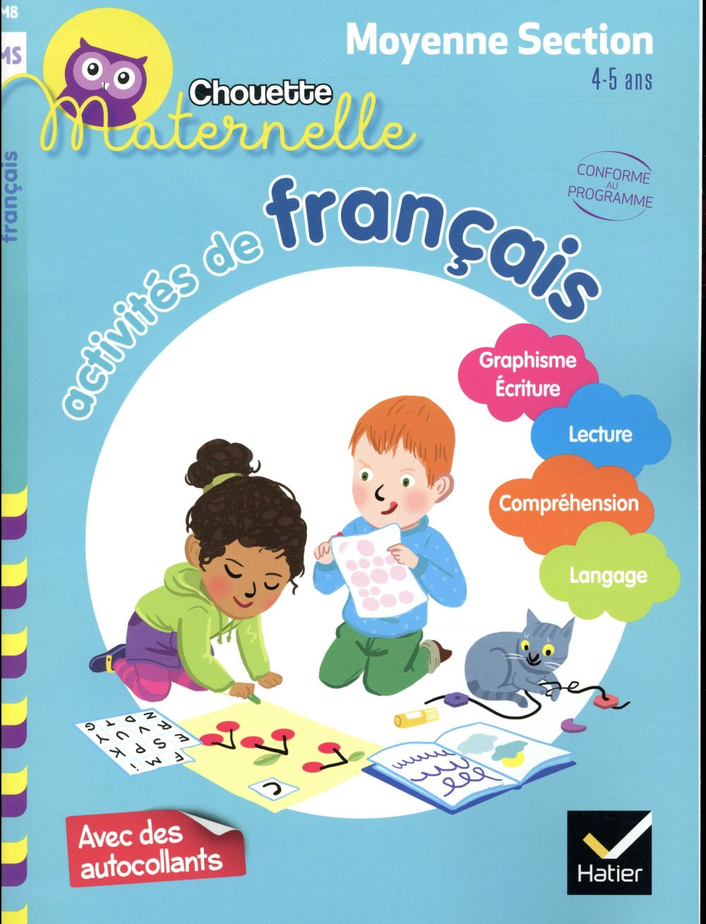 Chouette maternelle Tome M8 : Activités de français ; MS