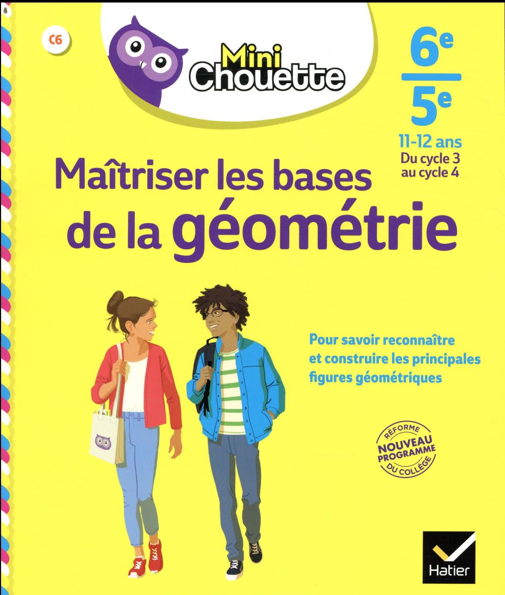 Maîtriser les bases de la géometrie ; 6e/ 5e