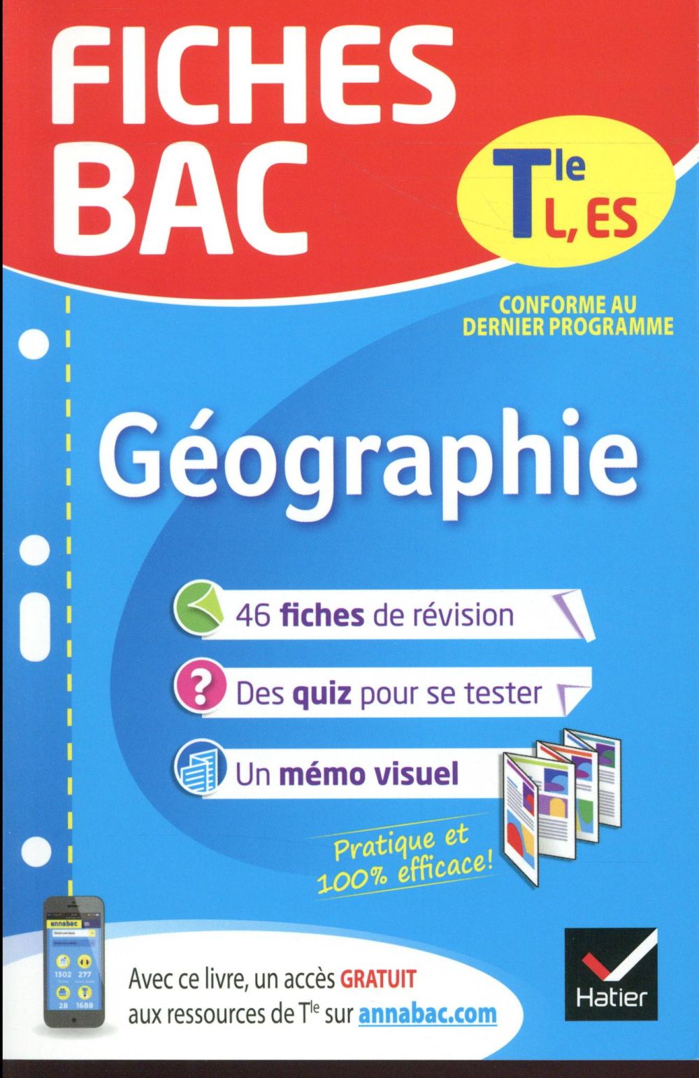 Fiches bac : géographie ; terminale L, ES
