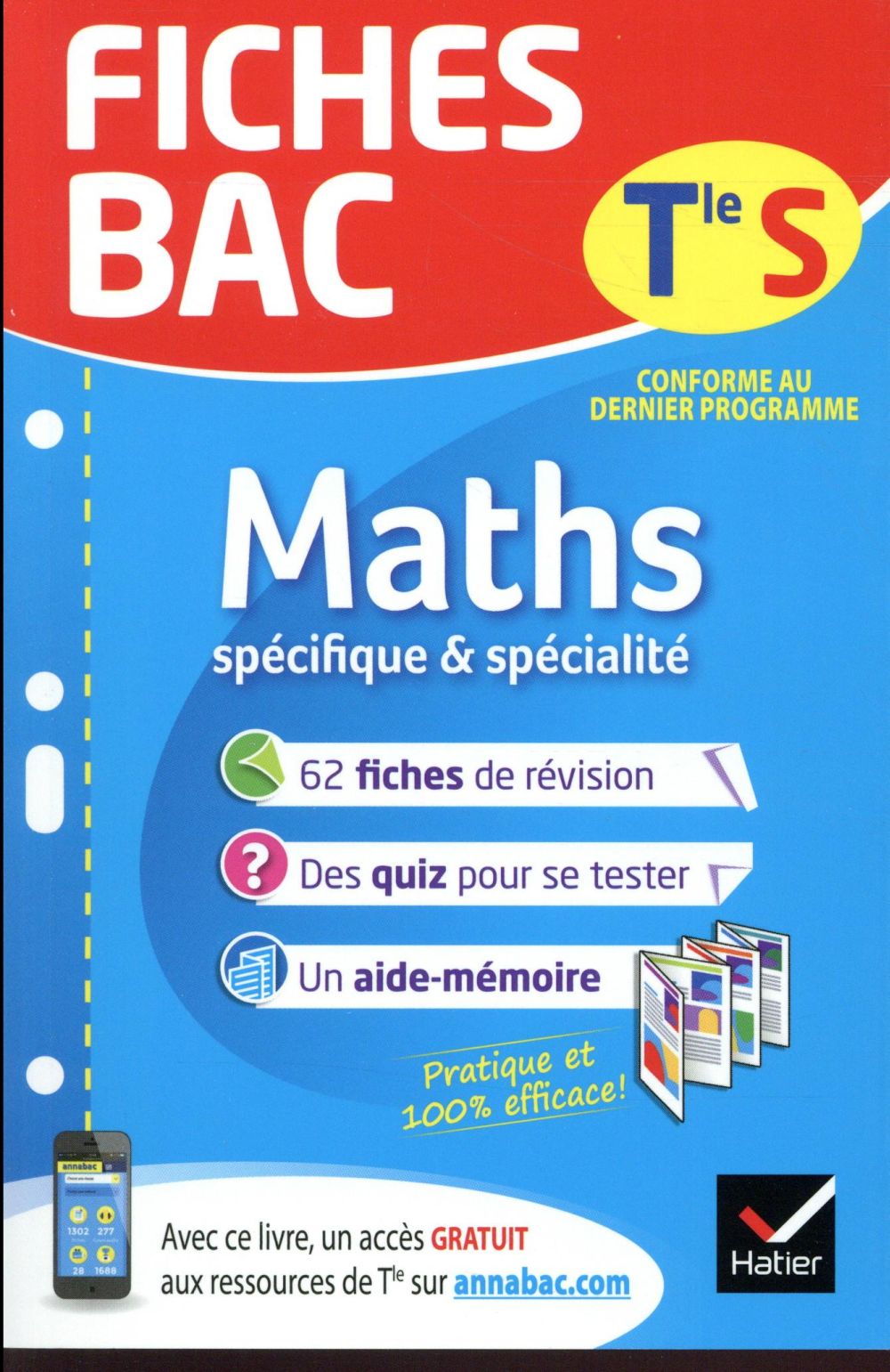 Fiches bac : mathématiques ; terminale S (spécifique & spécialité)
