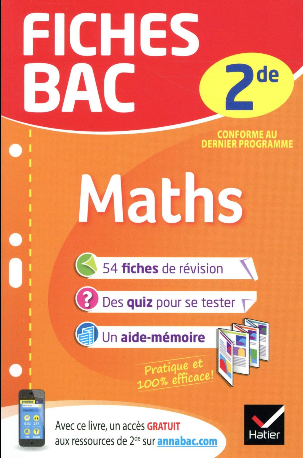 Fiches bac : mathématiques ; 2de