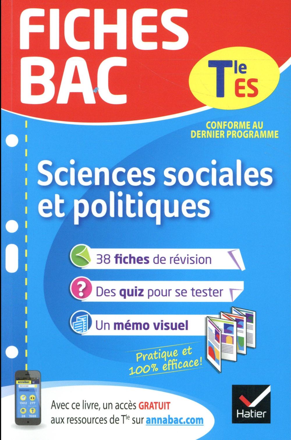 Fiches bac : sciences sociales et politiques ; terminale ES