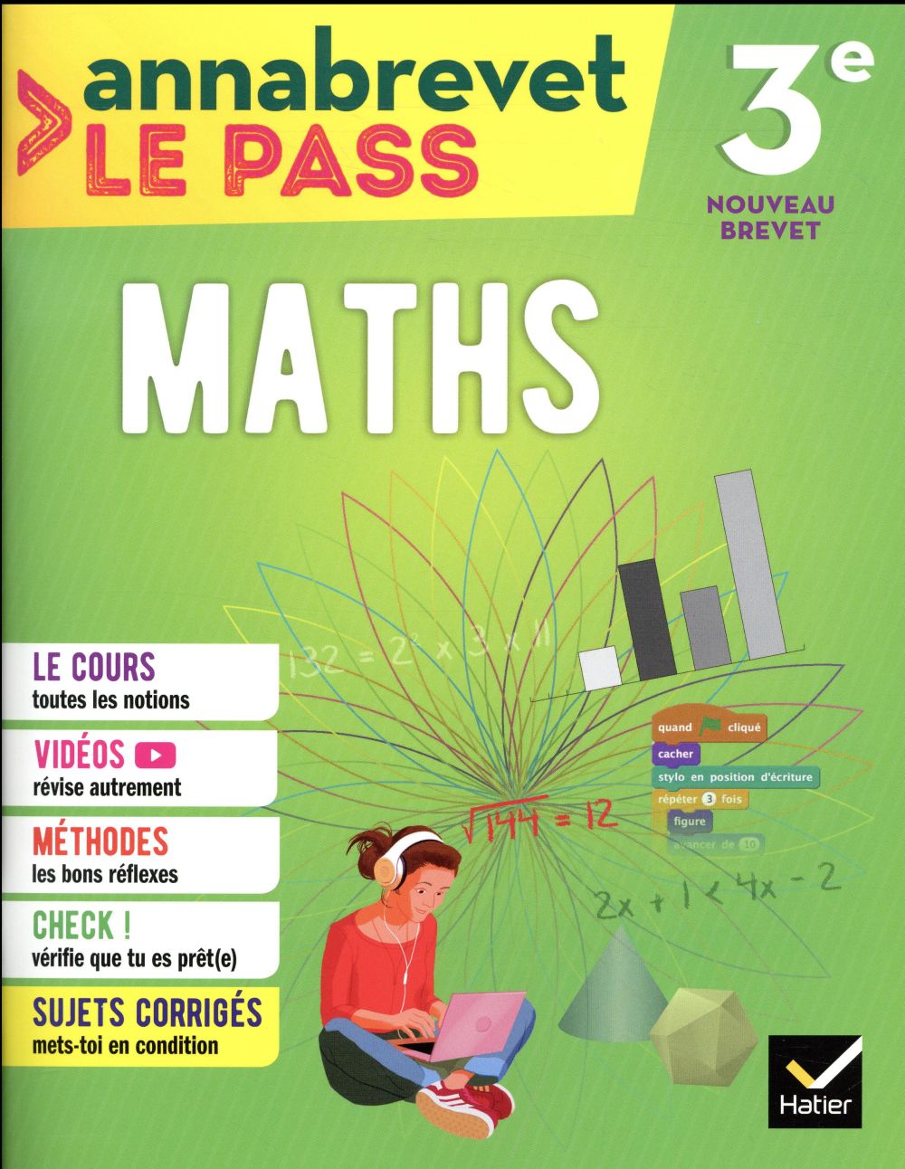 Annabrevet le pass : maths ; 3e (édition 2018)