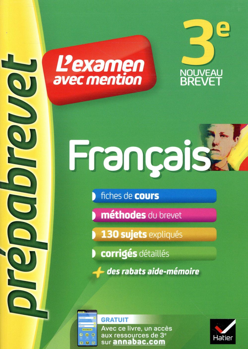 Prépabrevet l'examen avec mention : français ; 3e