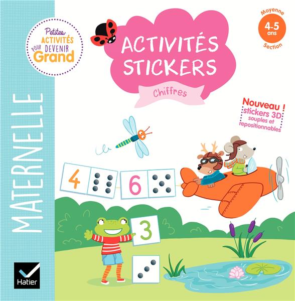 Activites stickers ; chiffres moyenne section