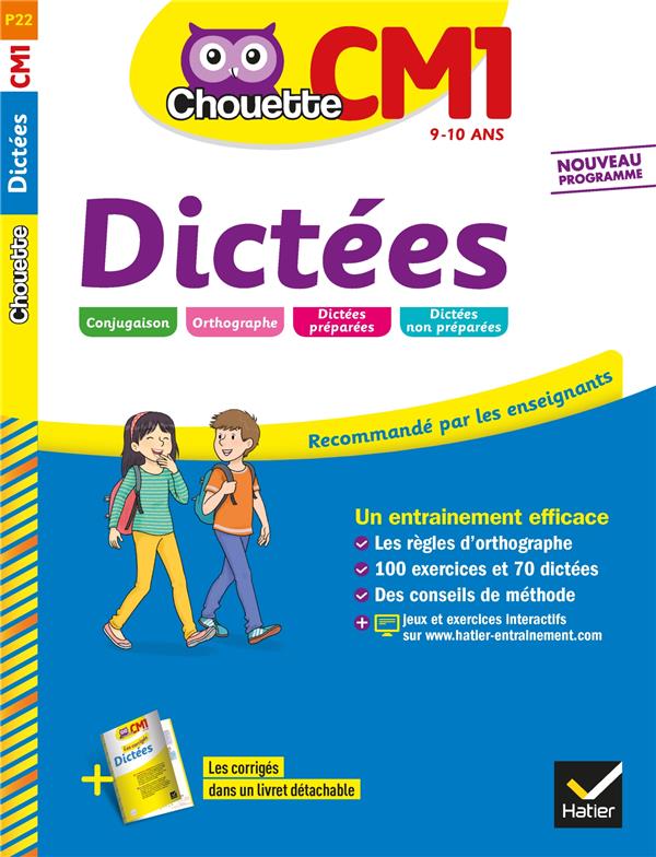 Chouette entraînement : dictées ; CM1