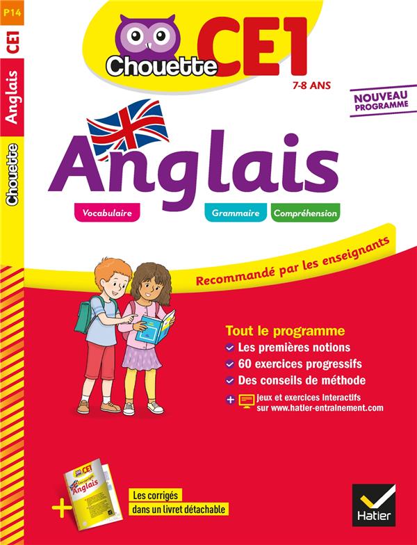 Chouette entraînement : anglais ; CE1