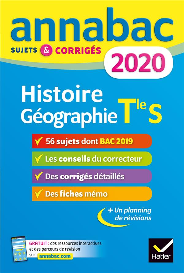 Annabac : histoire géographie ; terminale S