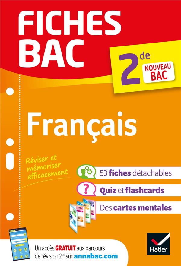 Fiches bac Tome 40 : français ; 2de