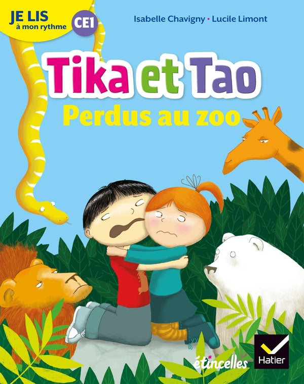 étincelles : je lis à mon rythme ; lecture CE1 ; Tika et Tao : perdus au zoo (édition 2019)